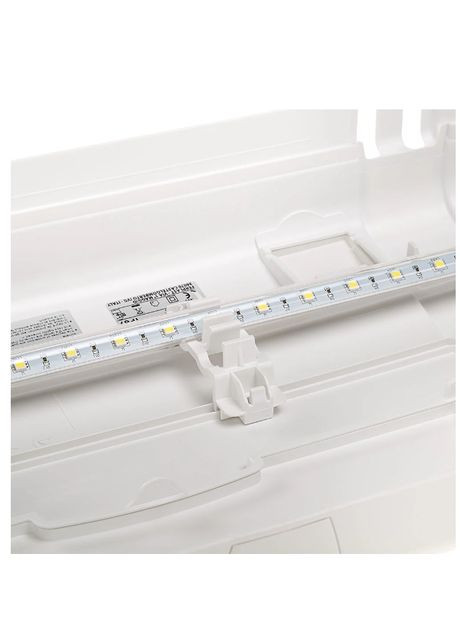 Аквариум Capri 80 LED 80х31.5х46.5 см на 100 литров Белый со светодиодной лампой 65018111 Ferplast (293061516)