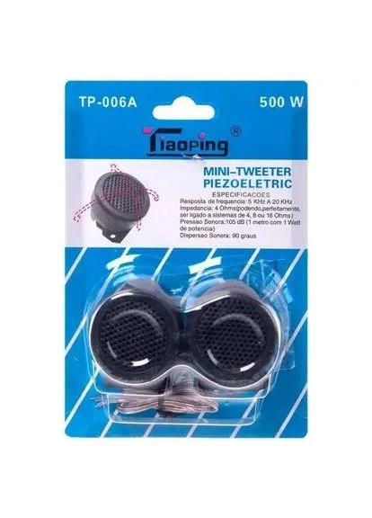 Автомобильные колонки Tiaoping TP-006A высокочастотные твитеры 150W 2 шт Black (3_08027) No Brand (395879417)