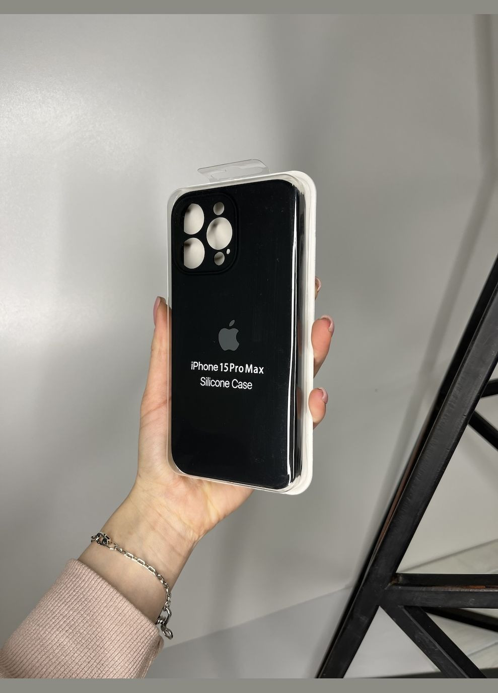 Чохол на iPhone 15 Pro Max квадратні борти чохол на айфон silicone case full camera на apple айфон Brand iphone15ProMax (293965182)