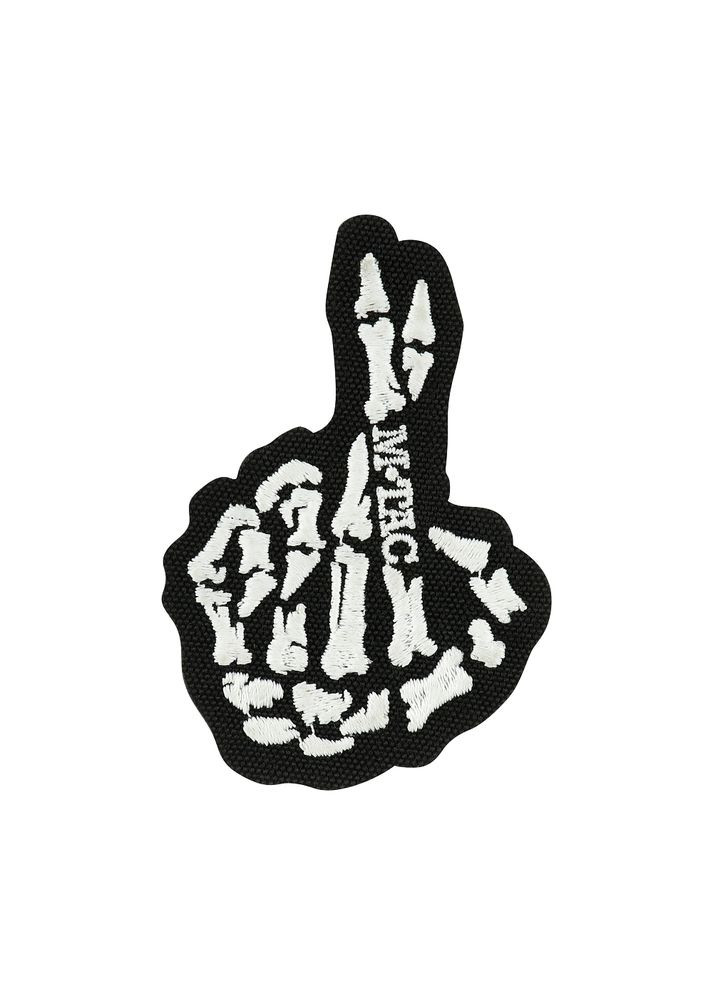 Нашивка Crossed Fingers (вишивка) Black M-TAC (315047544)