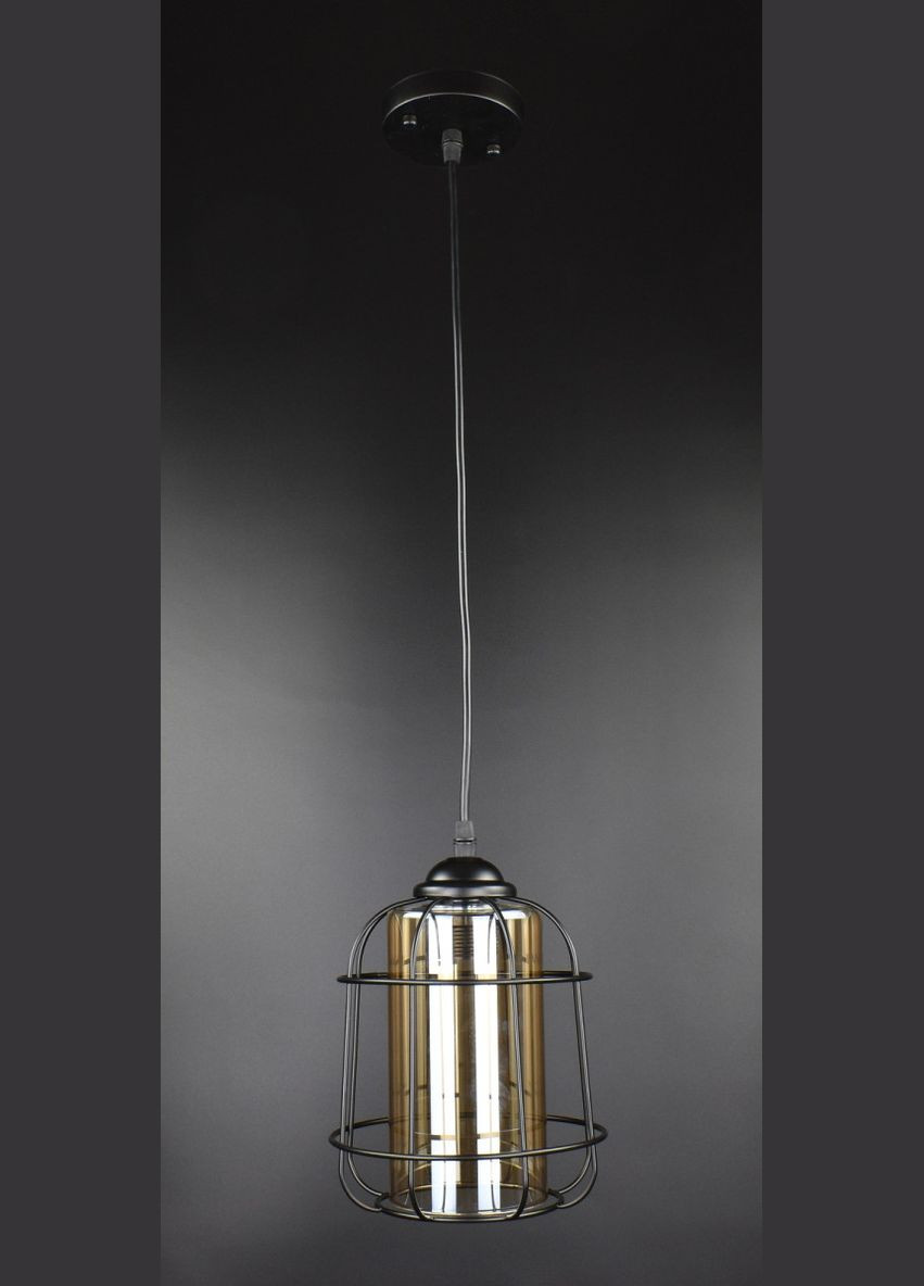 Люстра подвесная LOFT на 1 лампочку 26962 Черный 30-100х17х17 см. Sunnysky (364752496)