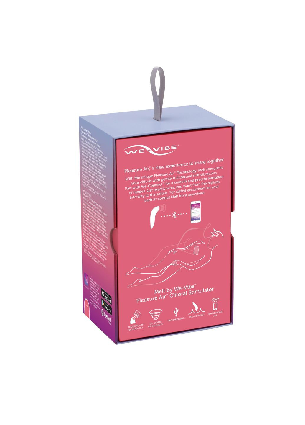 Вакуумний смартстимулятор для пар Melt by Coral, зручно поєднувати з проникним сексом - CherryLove We-Vibe (283251257)