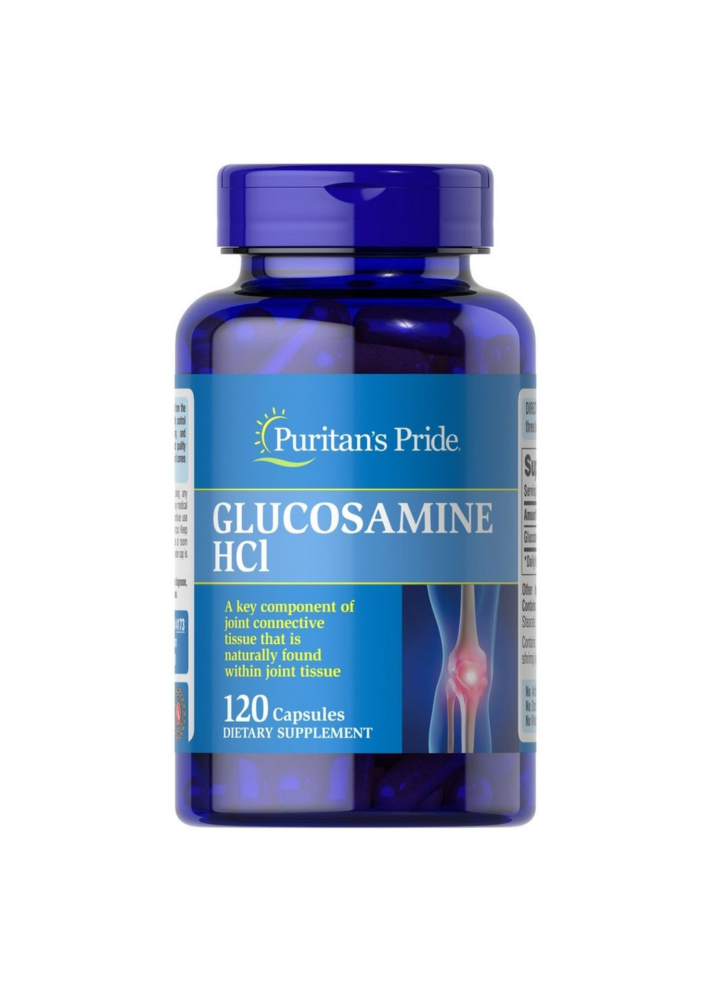 Препарат для суставов и связок Glucosamine HCL 680 mg, 120 капсул Puritans Pride (293479800)