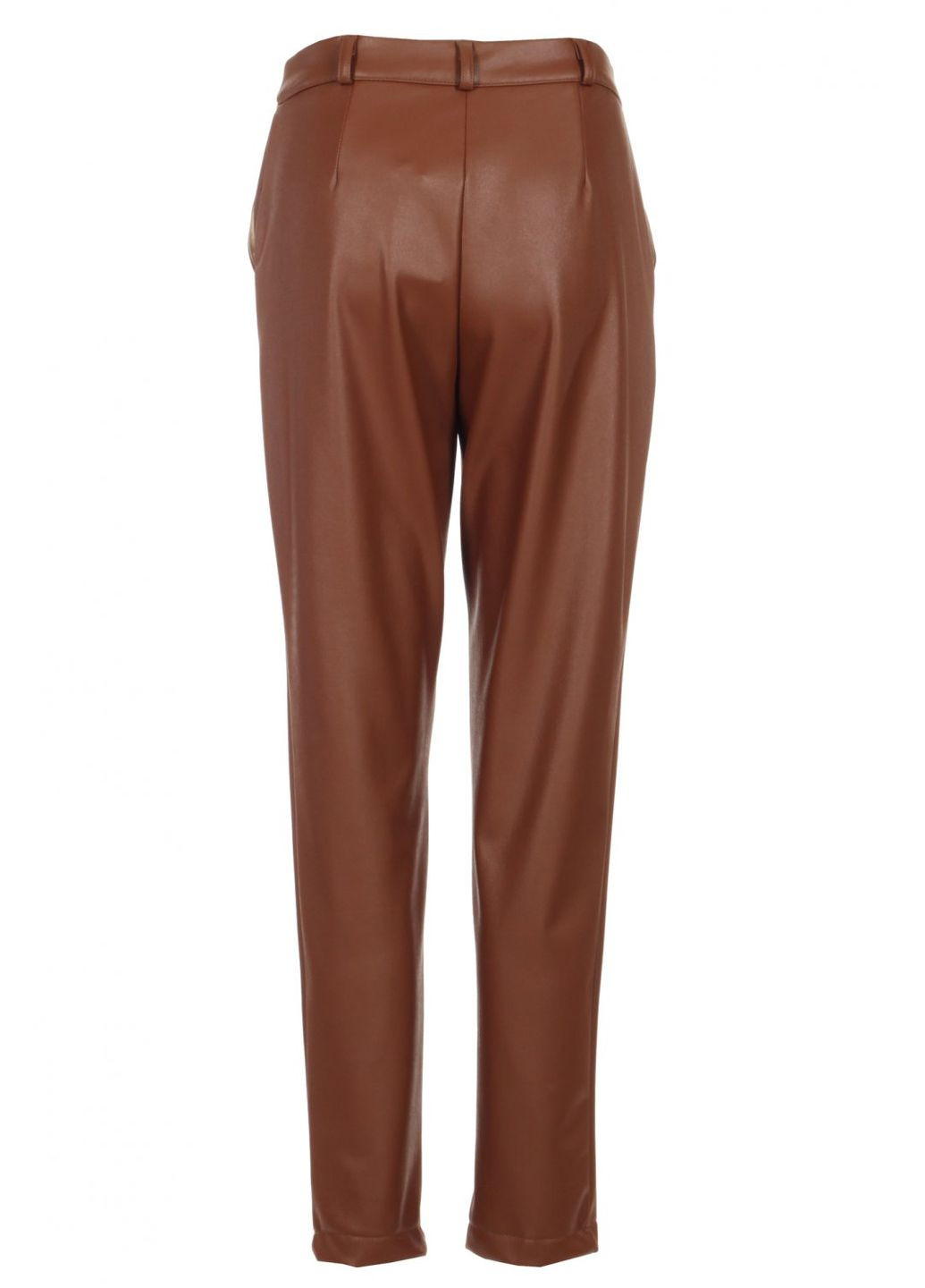 Жіночі коричневі брюки з екошкіри (ll171180017) LadyLike (371191319)
