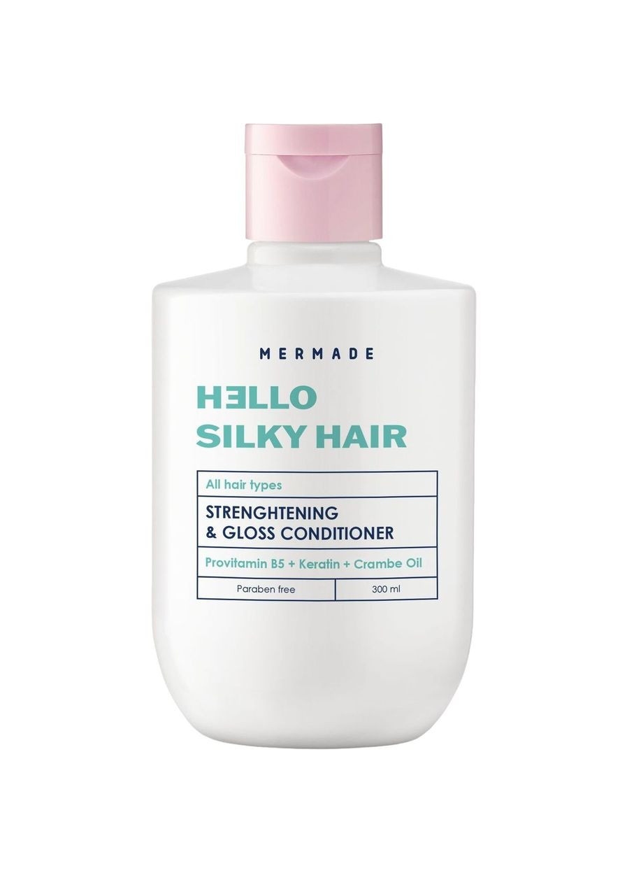 Кондиціонер для зміцнення та сяйва волосся  Keratin & Pro-vitamin B5 300 мл MERMADE MRHA002M (328400169)
