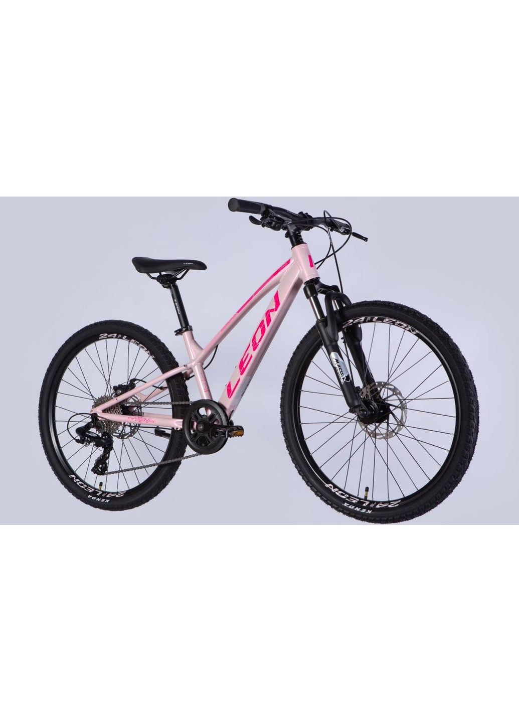 Велосипед JUNIOR DD CS 24", размер XXS, рама-12", 2025, розовый с малиновым Leon (369652659)
