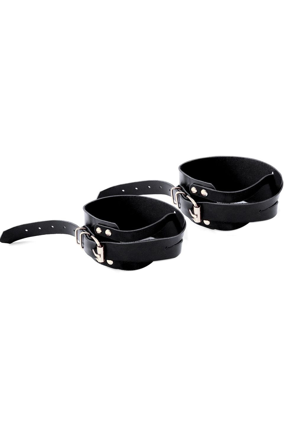 Чоловічі шкіряні наручники - Man Handcuffs Speedway XS-M, колір чорний Art of Sex (369952461)