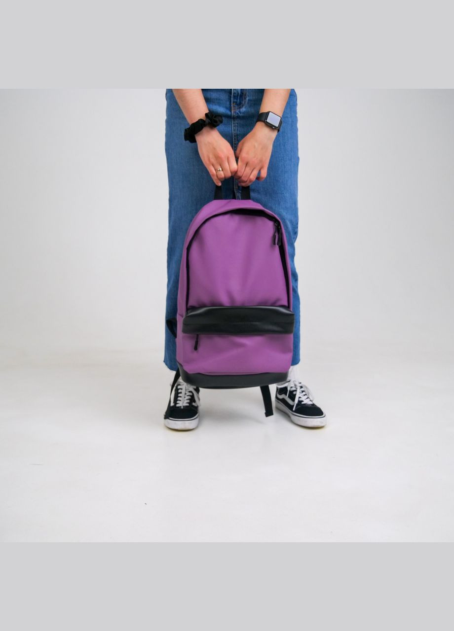 Універсальний рюкзак у зручному розмірі в екошкірі, колір фіолетовий ToBeYou City (293247112)