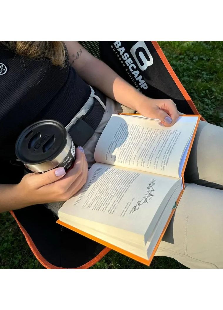 Кемпінгове крісло Compact, 50x58x56 см, Black/Blue BaseCamp (334669475)