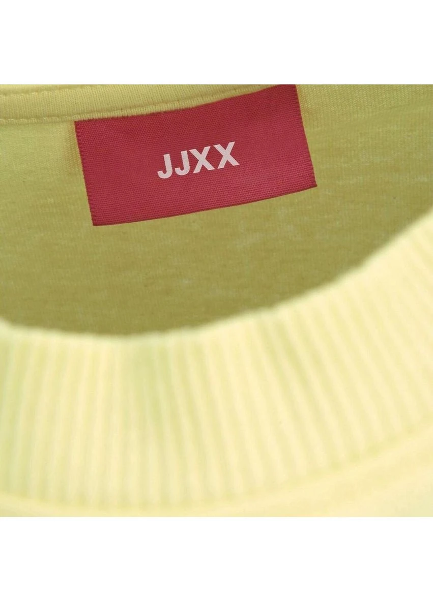 Футболка basic,жовтий з принтом,JJXX Jack & Jones - (349461749)