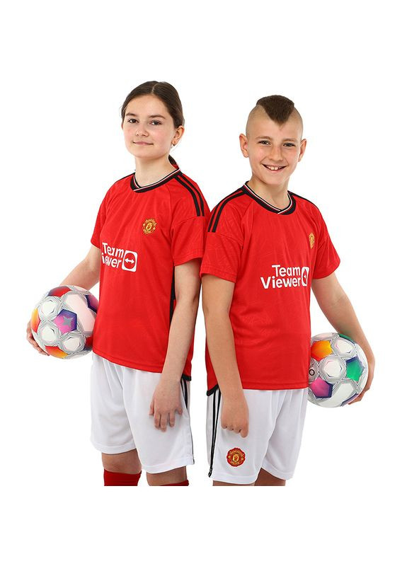 Форма футбольная детская Manchester United CO-6216 Красно-белый, (57508184) FDSO (323022424)