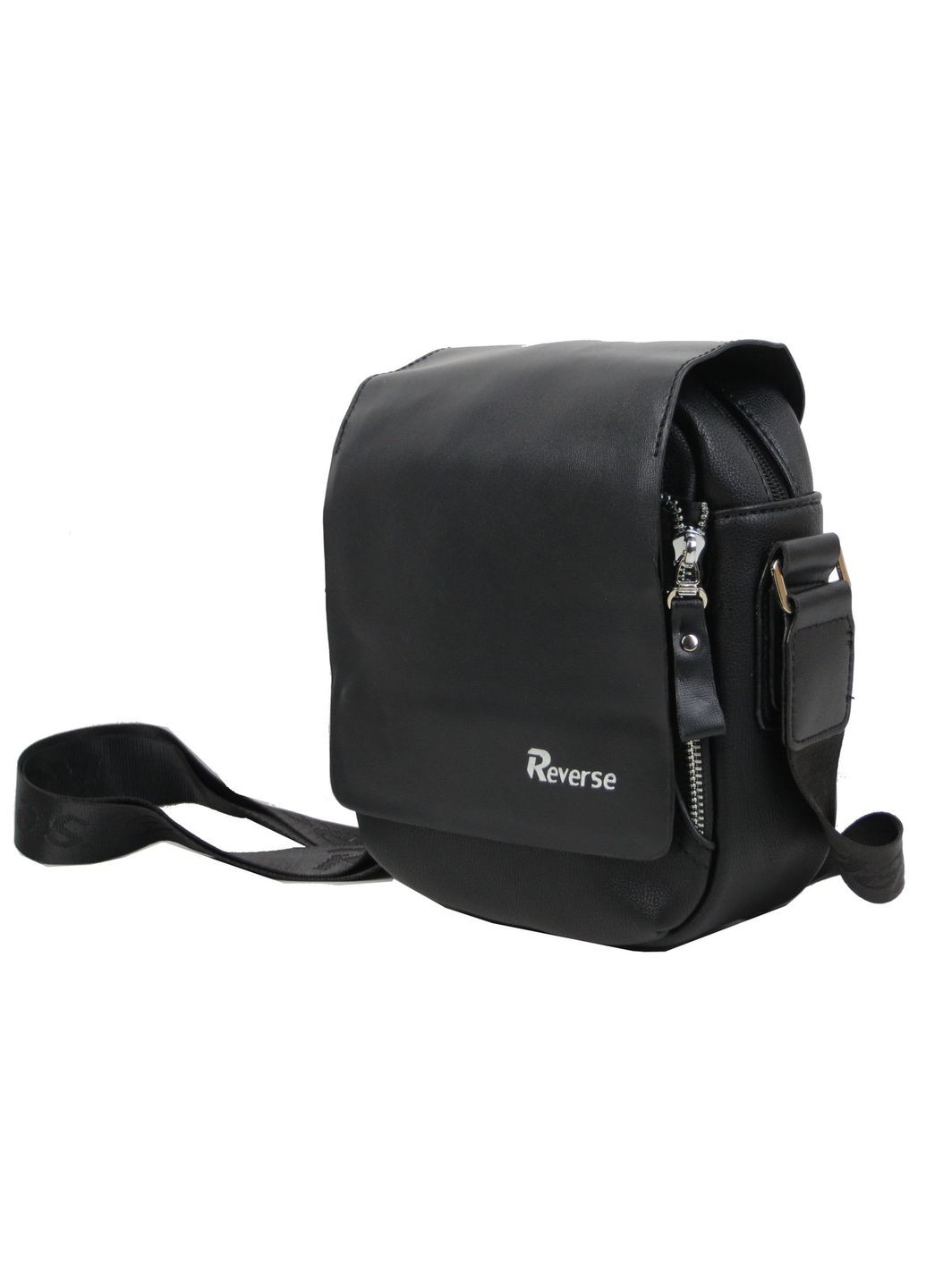 Чоловіча сумка-планшетка з екошкіри PU Reverse чорна No Brand (361156872)