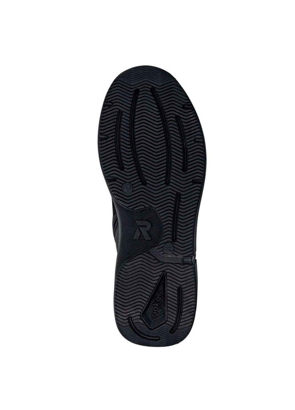 Черные зимние ботинки Rieker