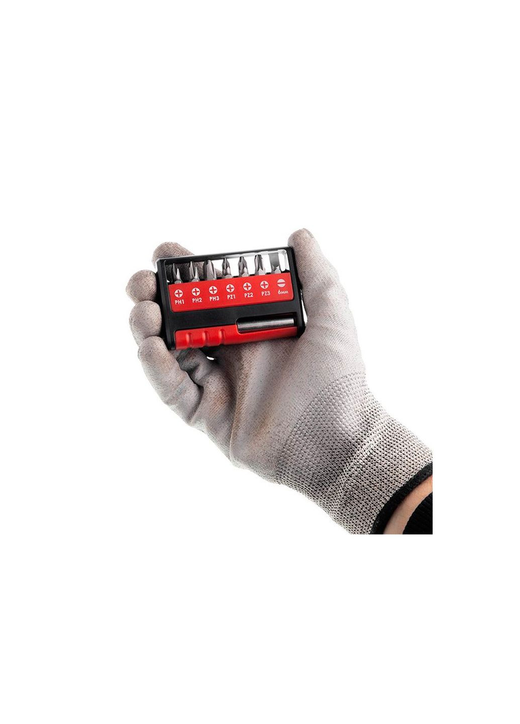 Набор бит отверточных насадок с держателем 7 шт. Intertool (366217929)