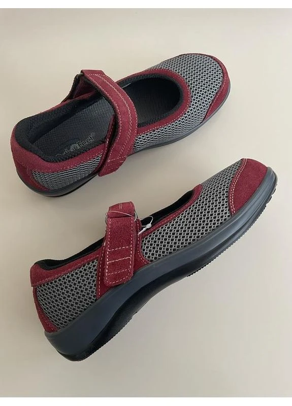 OrthoFeet Ортопедичні туфлі бордовий з натуральна замша, сша — демісезон (373676305)