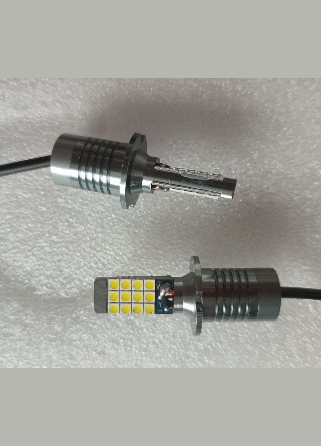 Компактна світлодіодна лампа H3 LED 3030 24 SMD Біла No Brand (324836243)