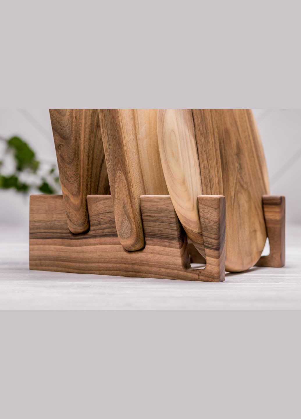 Дерев'яна підставка для трьох дощечок EcoWalnut (295266067)