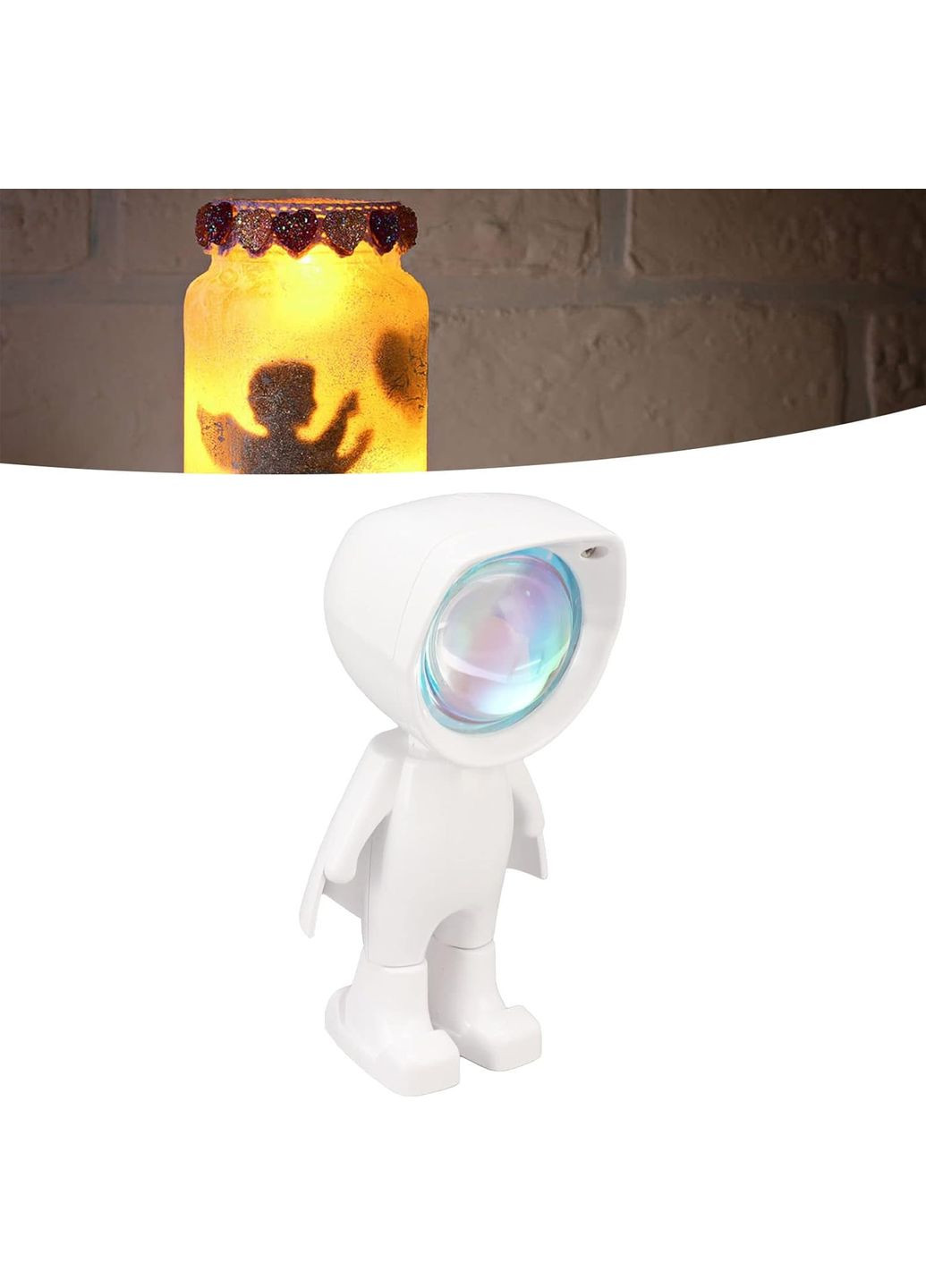 Аккумуляторный ночник-проектор заката NH-09, Sunset Lamp White VHG (334305062)