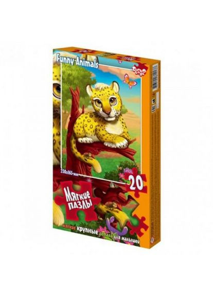 Мягкие пазлы "Ягуар", 20 элем. Danko Toys (323210365)