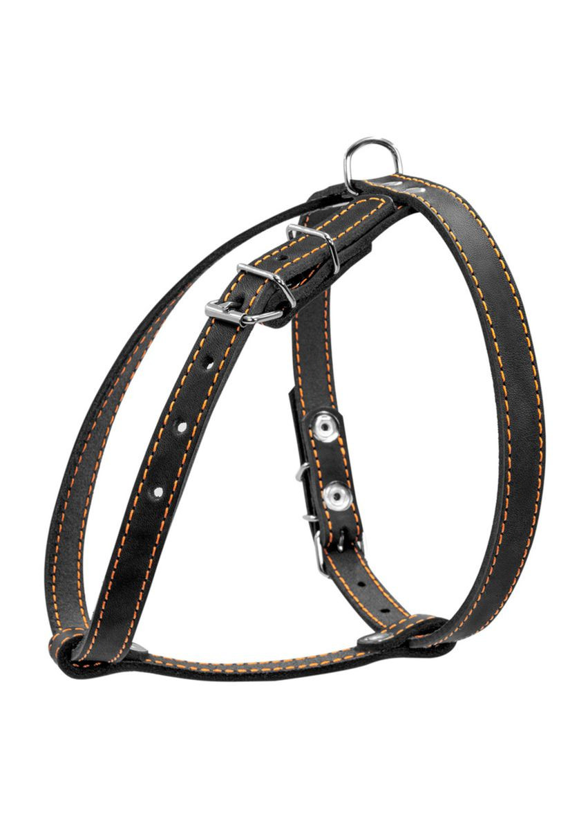 Шлея "" одинарная для мелких собак (ширина 14 мм, А:40-48 см, В:43-51 см) черный Collar (319518433)