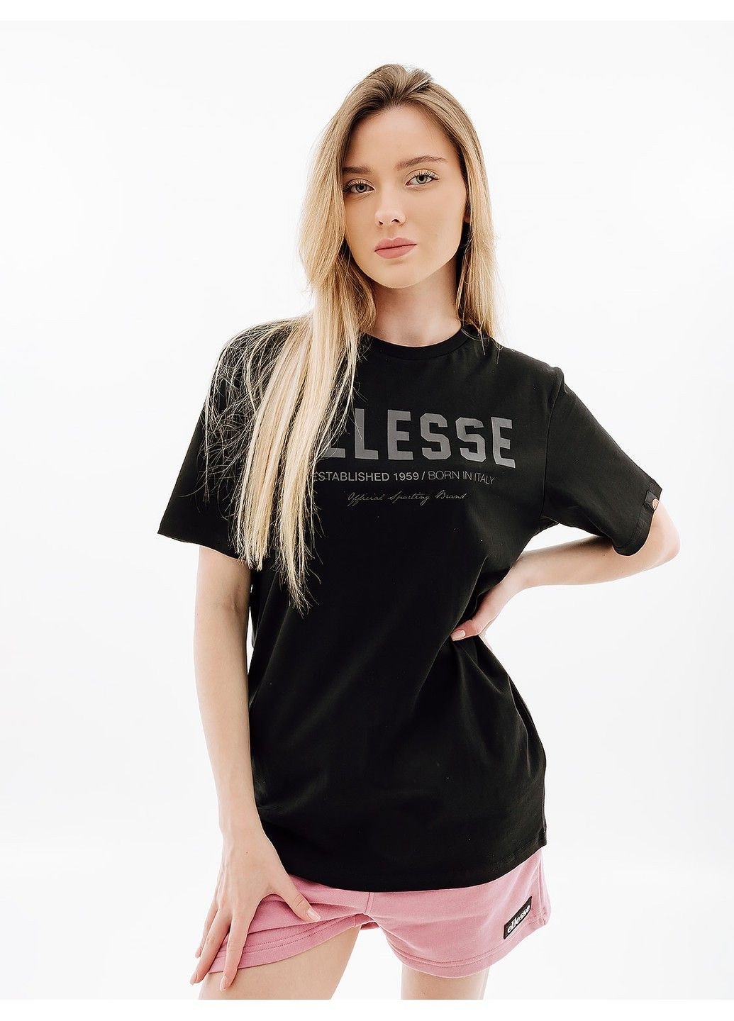 Черная демисезон футболка loftini tee Ellesse