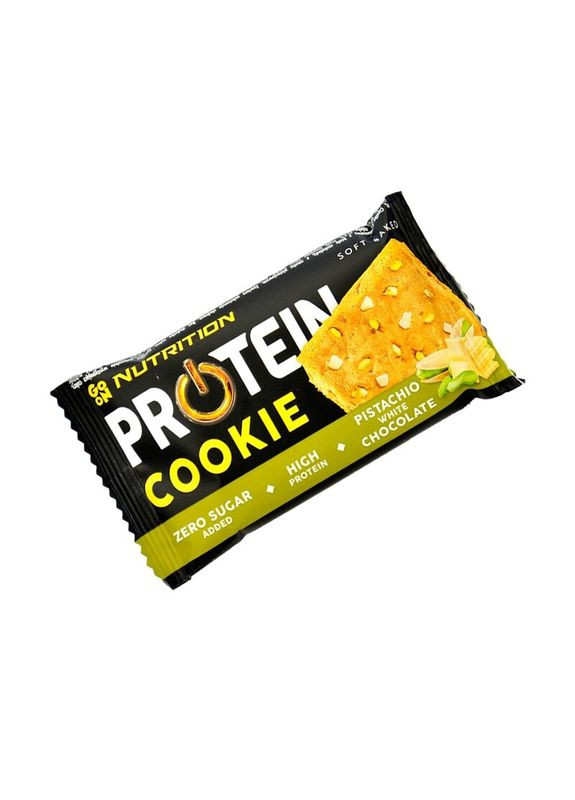 Батончик Protein Cookie, 50 грам - Білий шоколад-фісташка Go On Nutrition (335821110)