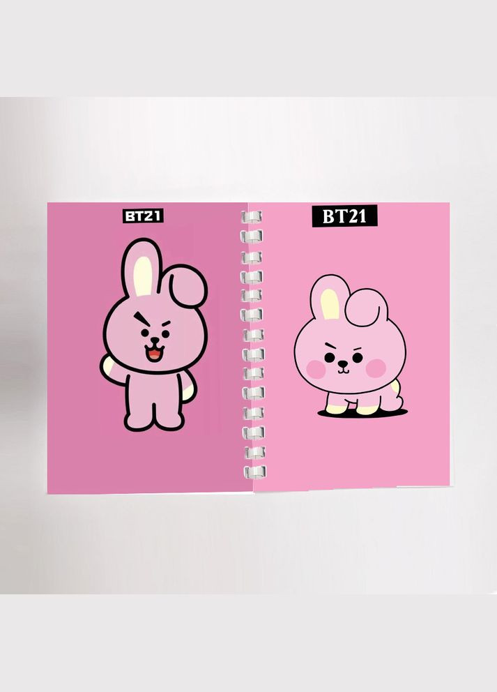 Блокнот Скетчбук Кукі BTS к-поп BT21 (sk0032) No Brand (327006848)