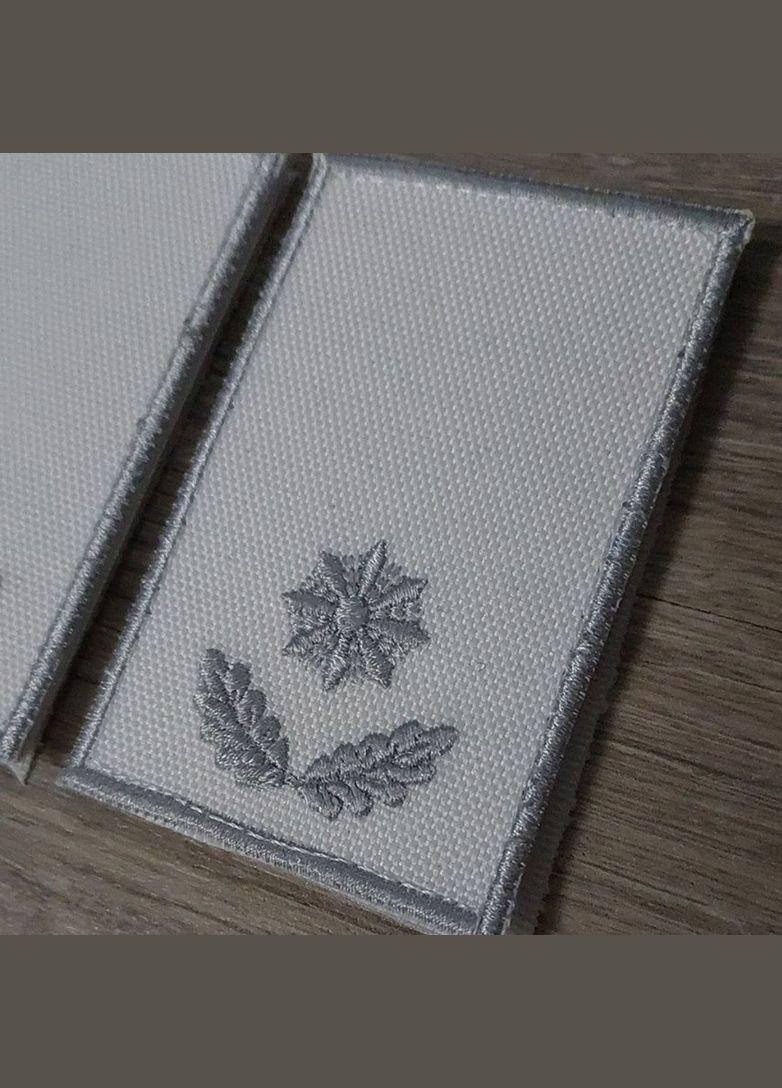 Погон Полиции без номера, белый (бело-серый) No Brand (336381688)