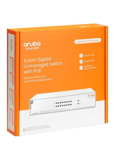 Комутатор Aruba Instant On 1430 8G CL4 PoE Switch (R8R46A) HPE (323116851)