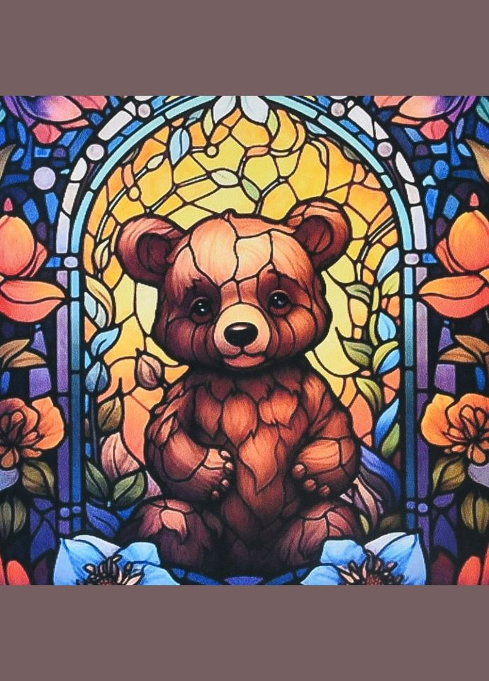 Алмазна мозаїка "Чарівне ведмежа" DEEX16287 не повна викладка Strateg (317350840)