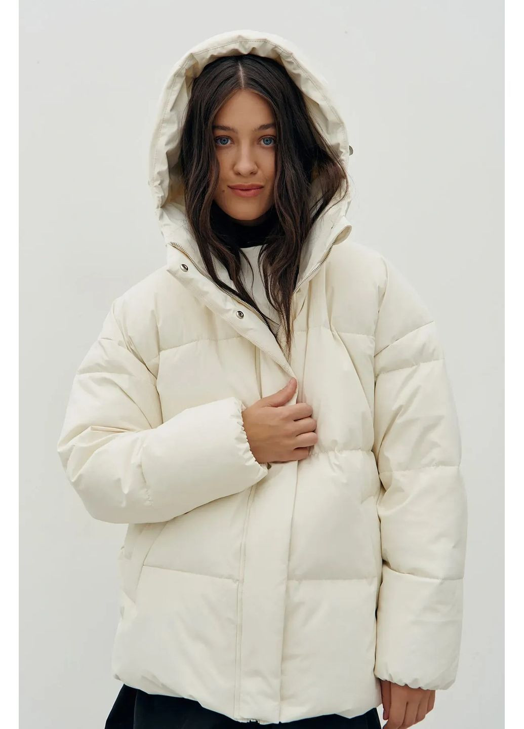 Белый зимний Пуховик Rica Mare