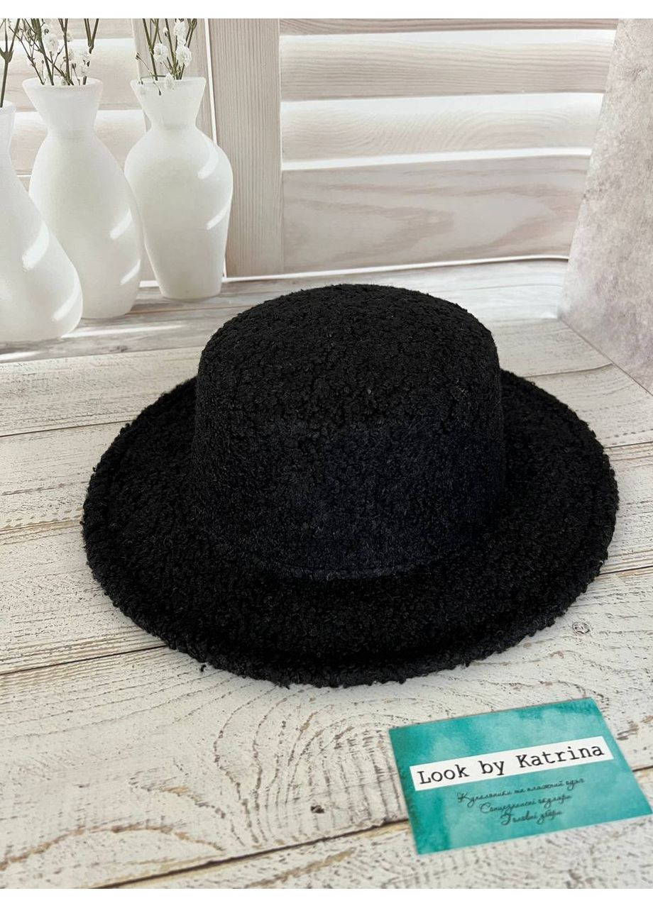 Капелюшок-букле в чорному кольорі No Brand (368883153)