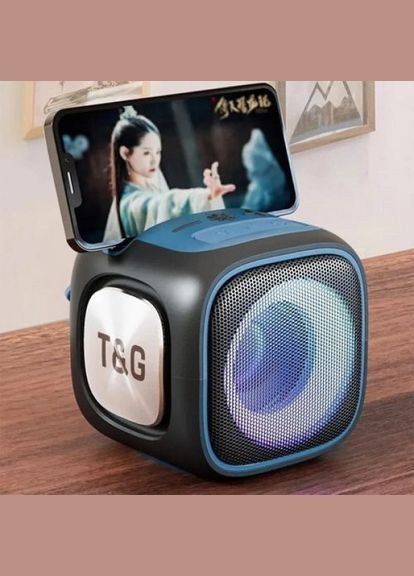Портативная Bluetooth колонка TG359 7W с RGB-подсветкой. Цвет: черный T&G (297442735)