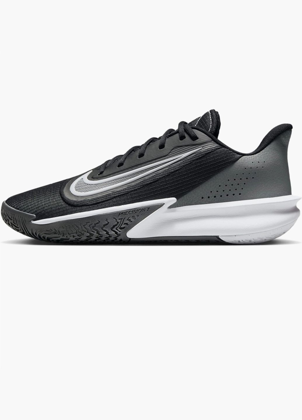 Чорні кросівки чоловічі precision 7 black/grey fn4322-005 Nike