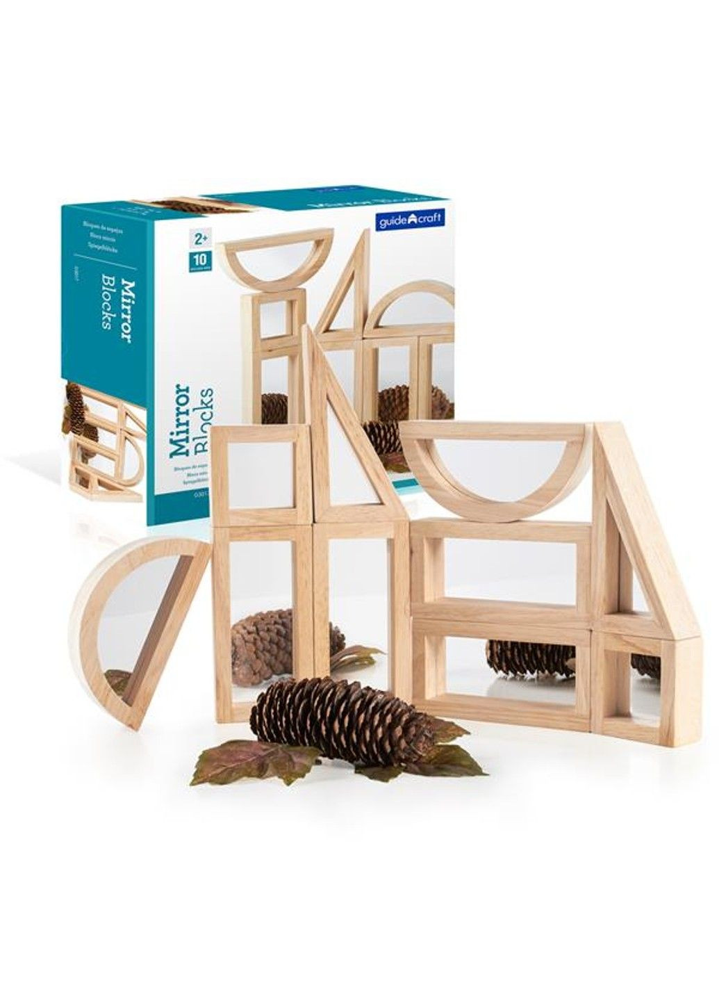 Кубики Block Play Дзеркало, 14 см, 10 шт. (G3017) Guidecraft (331173891)
