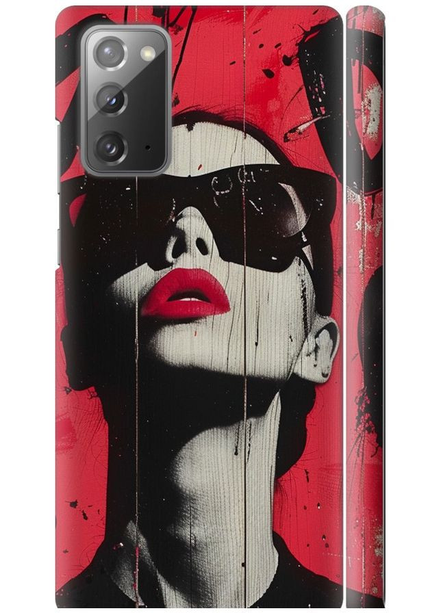 3D пластиковый матовый чехол 'XO Love v1' для Endorphone Samsung Galaxy Note 20 (285703265)