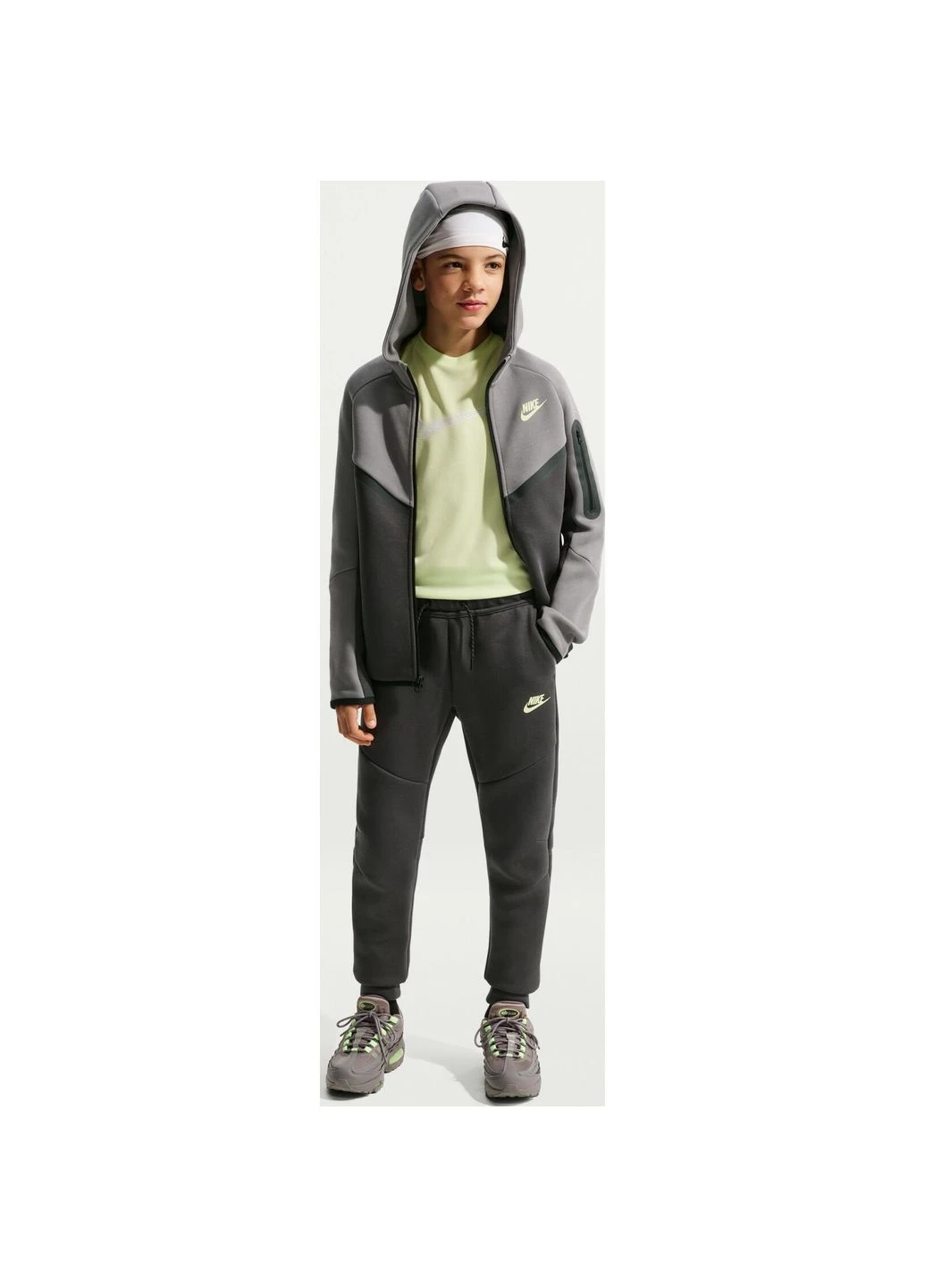 Спортивный костюм подростковый серо-темно-серый HV5867-015__HV5869-061 Nike SPORTSWEAR TECH FLEECE (397842080)