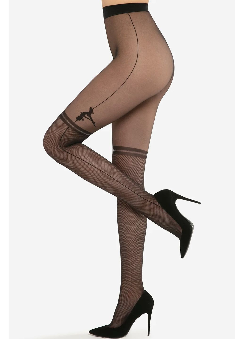 Колготки з імітацією панчіх Pole Dance Rita 02 Gatta (349500439)