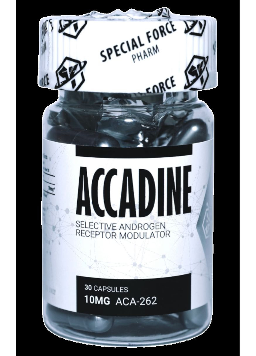 Стимулятор тестостерона Аккадин (AC-262) САРМ SARM Special Force Accadine 10 мг 30 капсул No Brand (351864475)