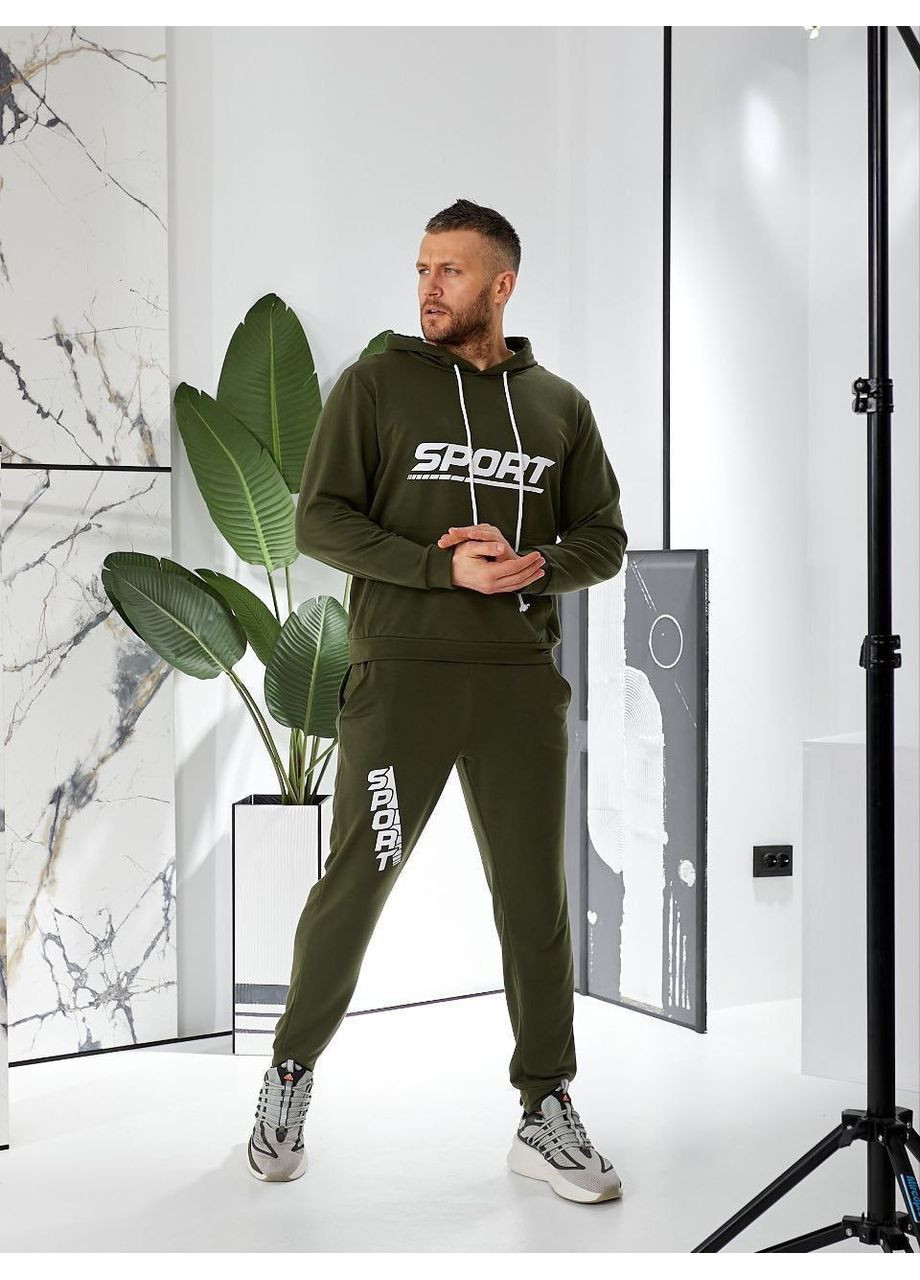 Мужской спортивный костюм с накаткой "Flex Motion" – Размерная сетка в описании. GD/GL Модний простір (364965610)