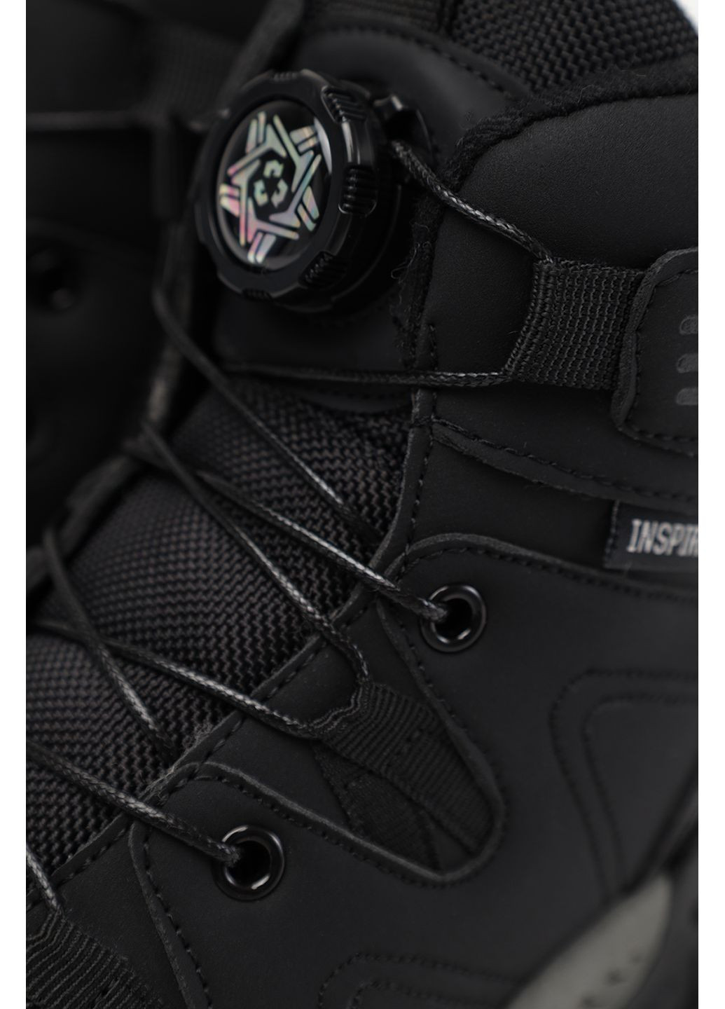 Черные зимние ботинки для мальчика цвет черный цб-00282640 Kimboo