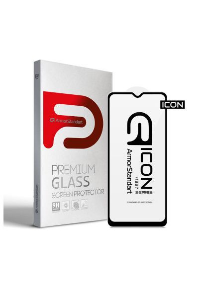 Скло захисне (ARM61296) ArmorStandart Icon Xiaomi Redmi 10C / 12C Black (366658248)