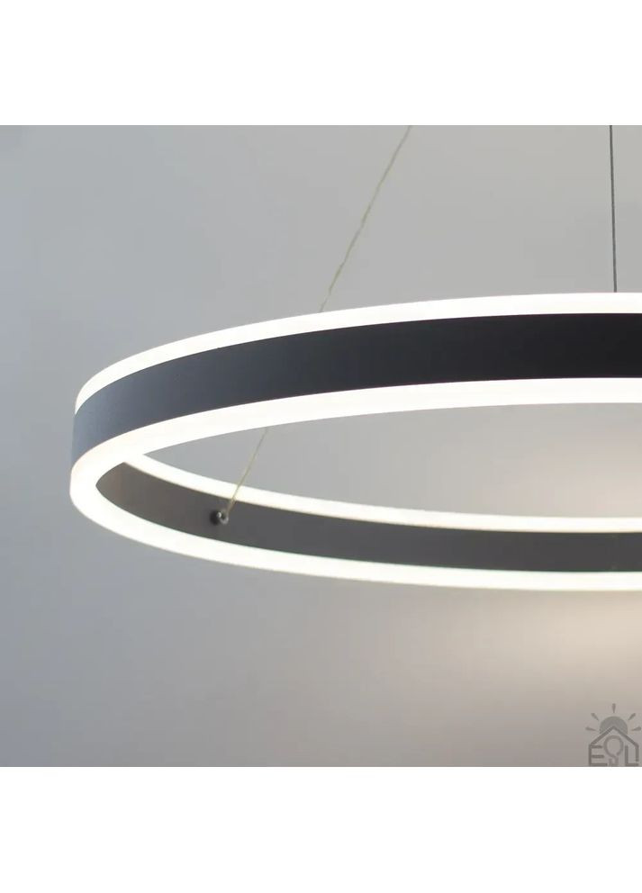 Смарт люстра керована світлодіодна підвісна STELLA R 96 Вт 600x1200 мм Сіра ESLLSE (365650649)