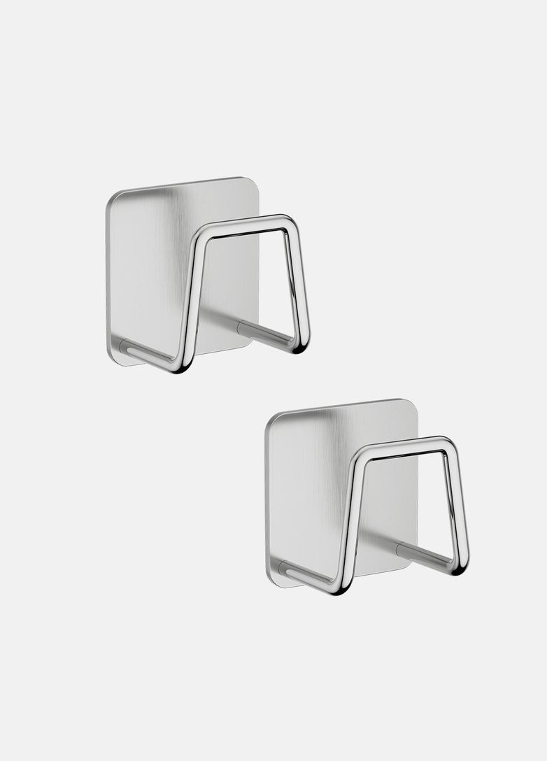 Крючок для кухни из нержавеющей стали держатель 2 шт Silver (AN0103391) ANbeauty (365875764)