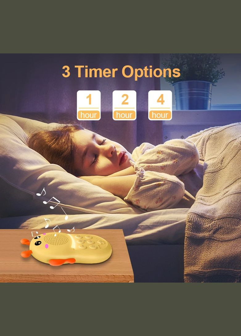 Генератор белого шума, звуковая машинка для сна T6, 16 звуков по выбору, с подсветкой и таймером. VHG (338221059)