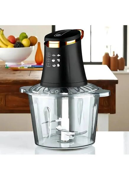 Подрібнювач електричний / Кухонний блендер чоппер із чашею Domotec MS 7041 600Вт 3л 32х22х12 см HelferHoff (361081385)