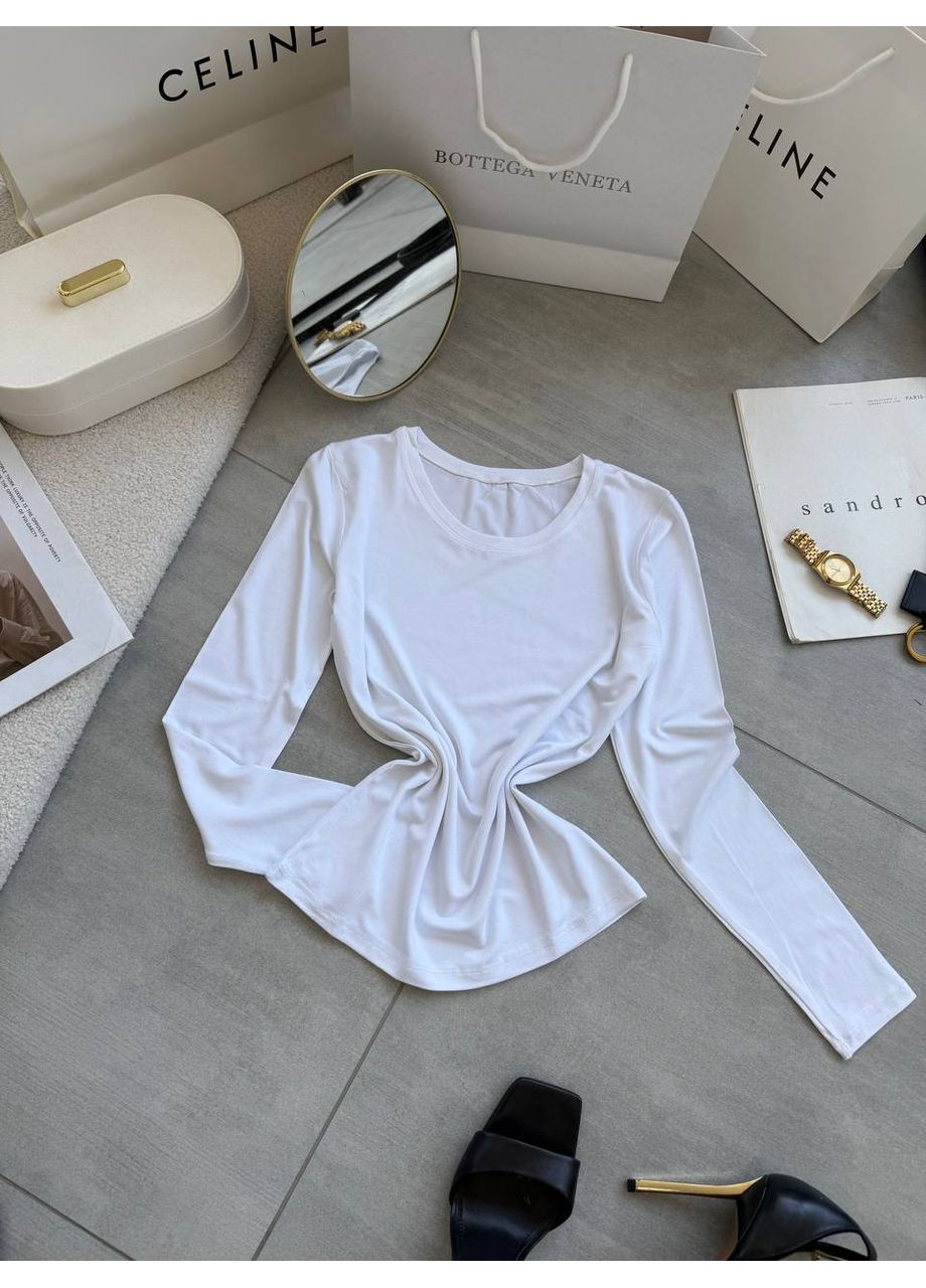 Жіночий базовий лонгслів із віскози Україна (351480402)