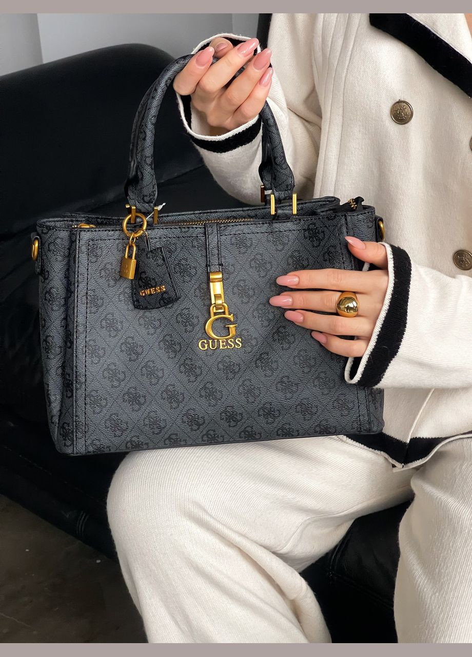 Сумка жіноча medium сірий через плече Прем No Brand (322464377)