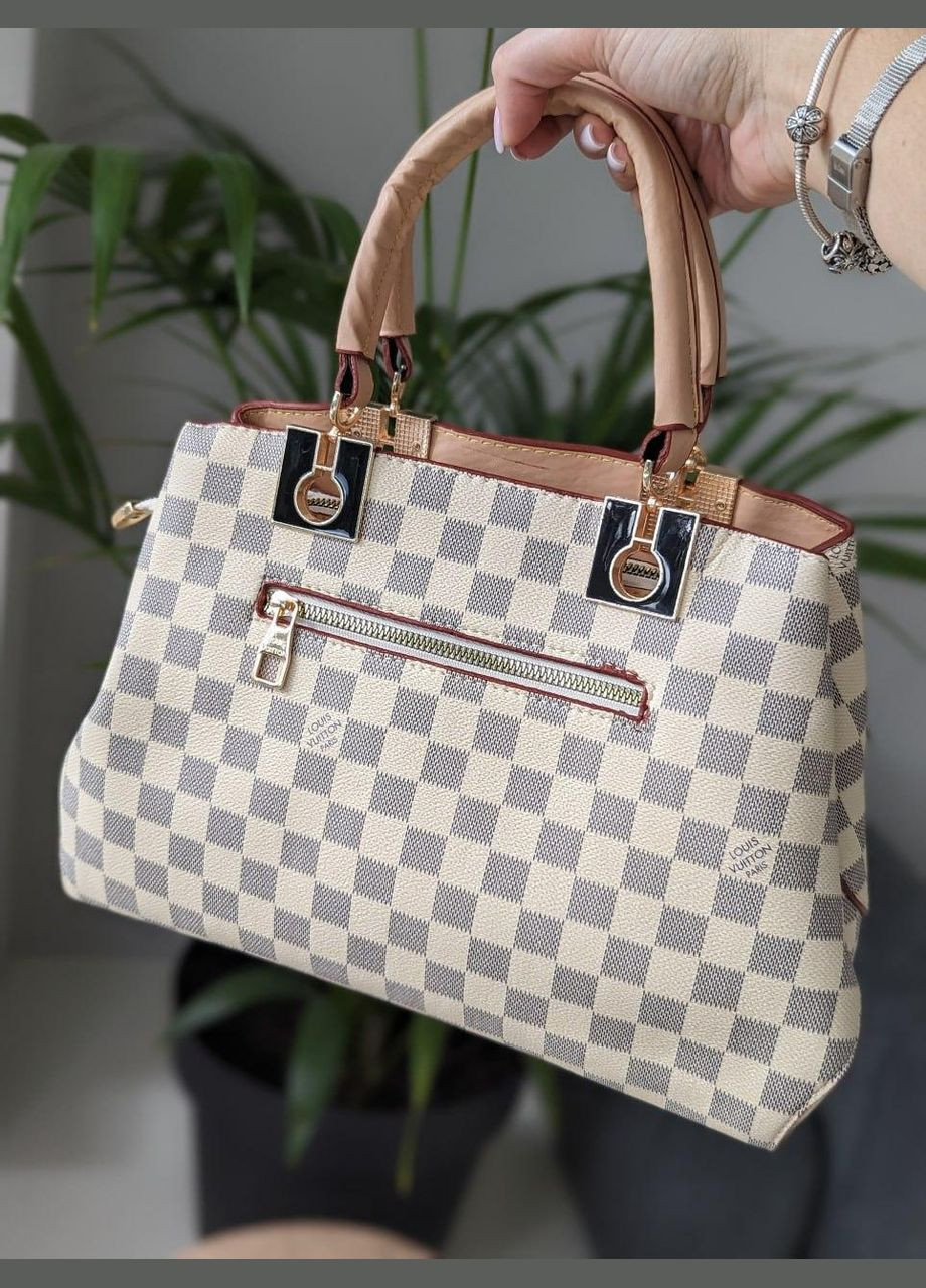 Сумка женская в клетку на 3 отделения No Brand (322464421)