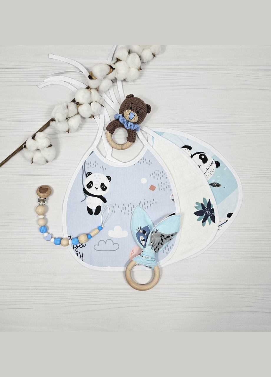 Букет из пеленок для младенцев a.l.babybox Панда индеец No Brand (308752097)